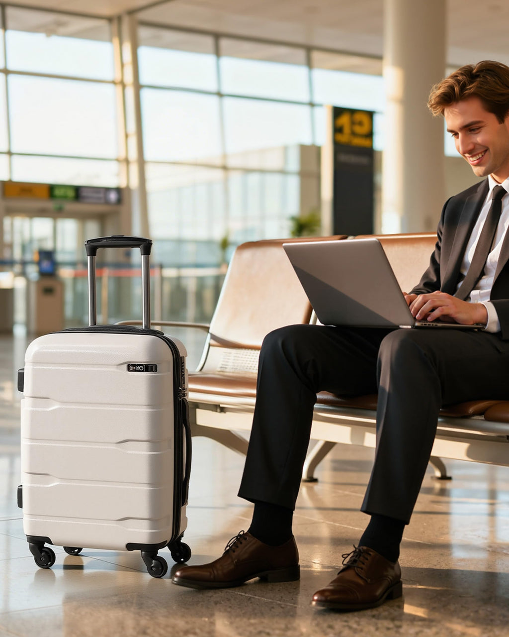 20in Hardside Carry On Luggage with Spinner Wheels W984