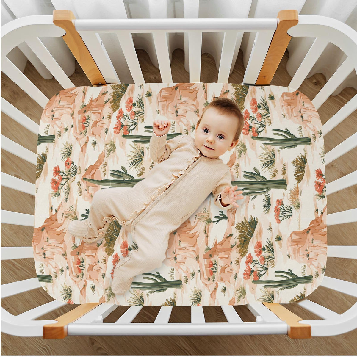 Soft Breathable Microfiber Crib Sheet B509