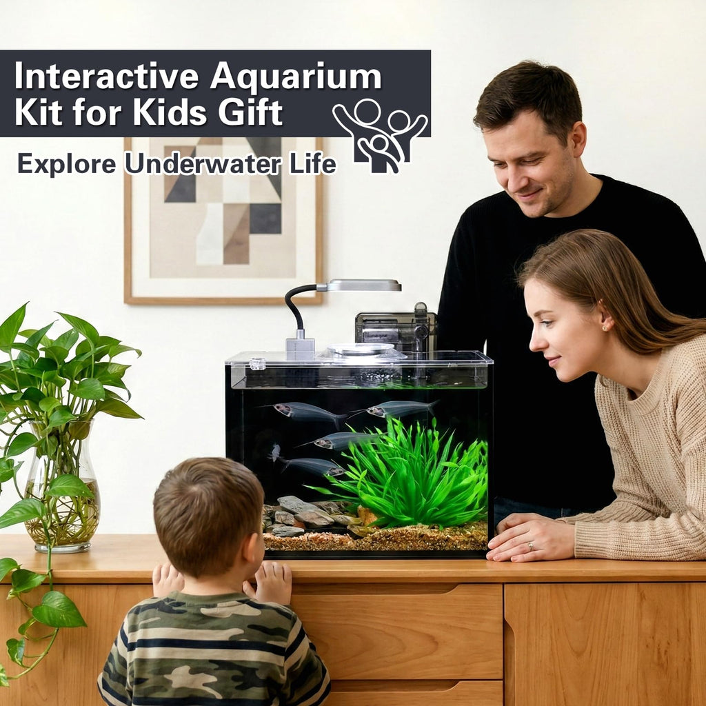 2 Gallon Glass Aquarium Set J98328