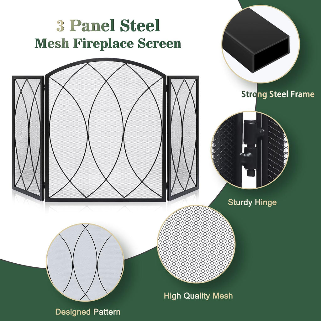 Wrought Iron Fireplace Screen C756313