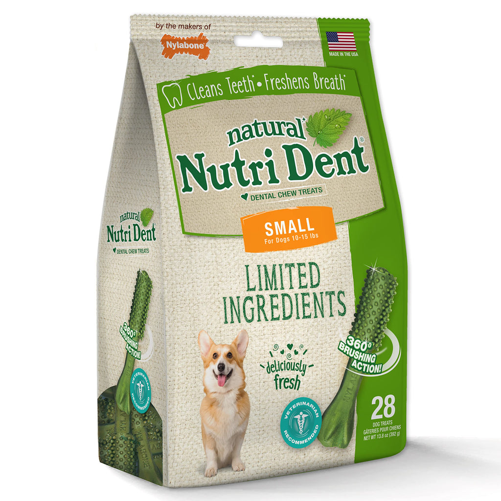 Natural Dog Dental Chews, Small 28 Count Z2553