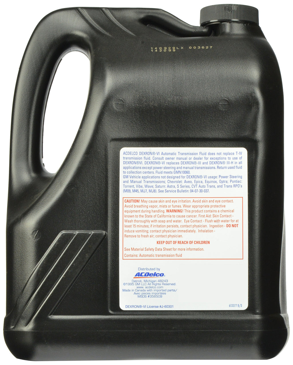 Dexron VI Automatic Transmission Fluid 1 gal P60360