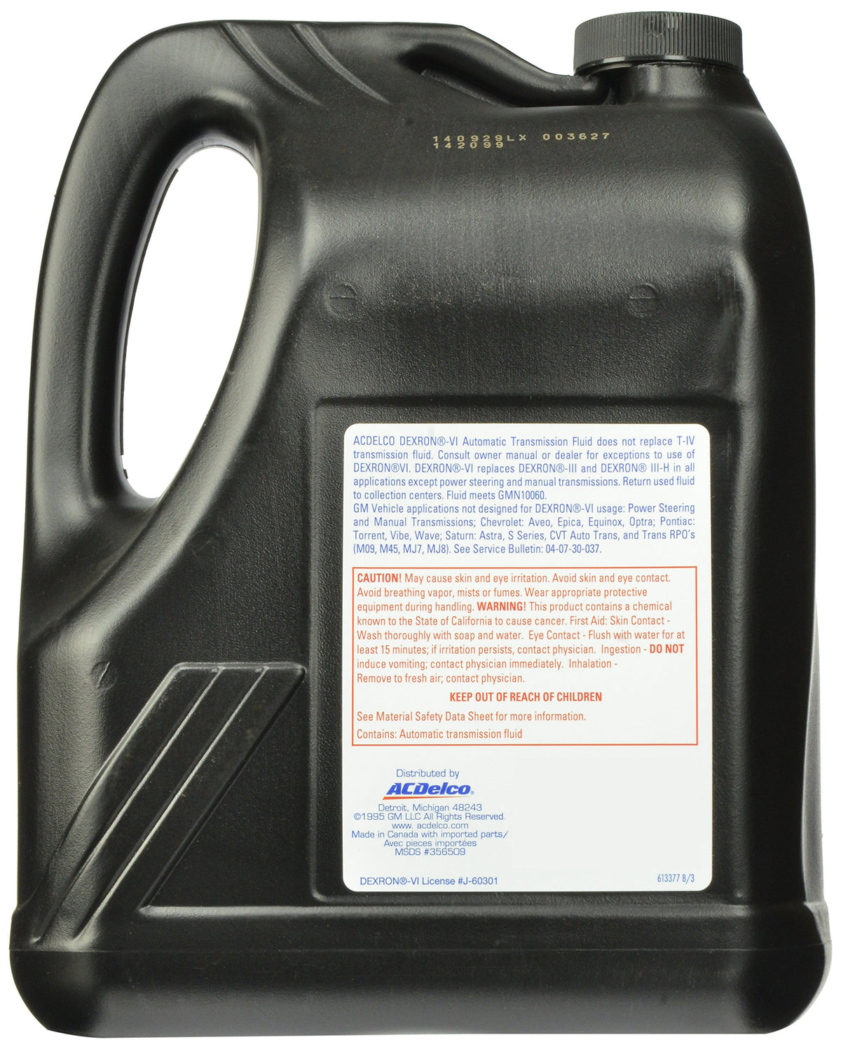 Dexron VI Automatic Transmission Fluid 1 gal P60360