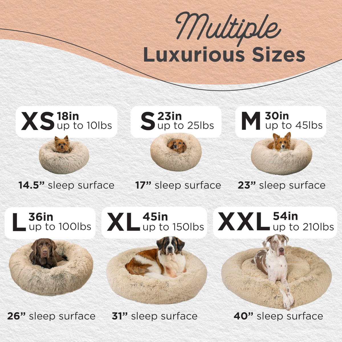 Small Taupe Dog Bed I44205